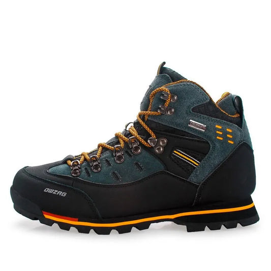Men's Waterproof Hiking Boots - Outdoor Mountain Climbing Shoes