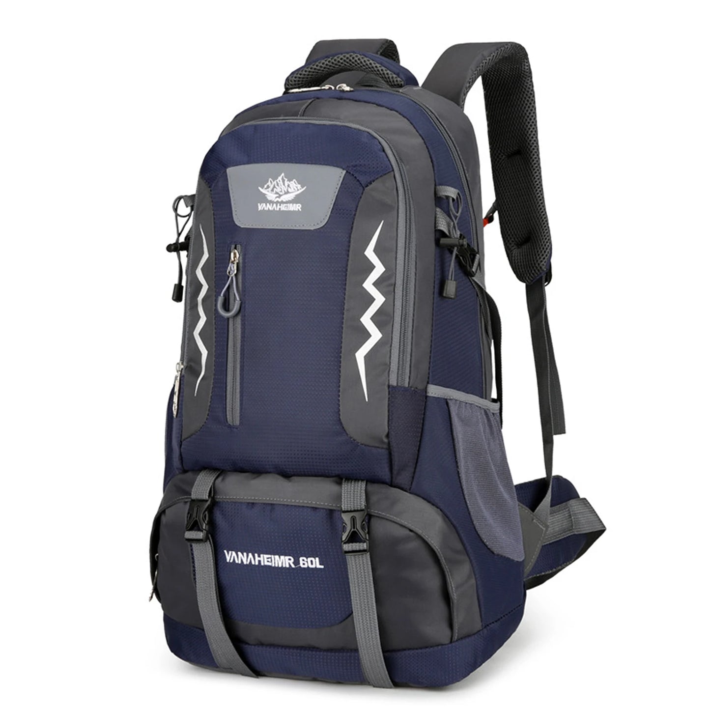 60L Water-Resistant Hiking Backpack - Professional Outdoor Camping Pack
