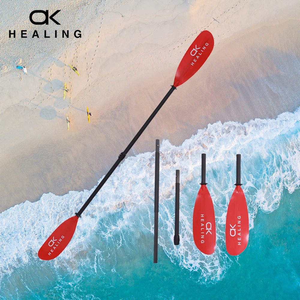 HEALING 4-Section Fiberglass Kayak Paddle - Inflatable SUP Accessory