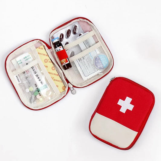 Portable First Aid Kit - Compact Emergency Medical Bag for Travel & Home