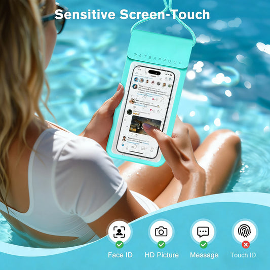 Universal Waterproof Phone Case - IPX8 Certified Underwater Dry Bag