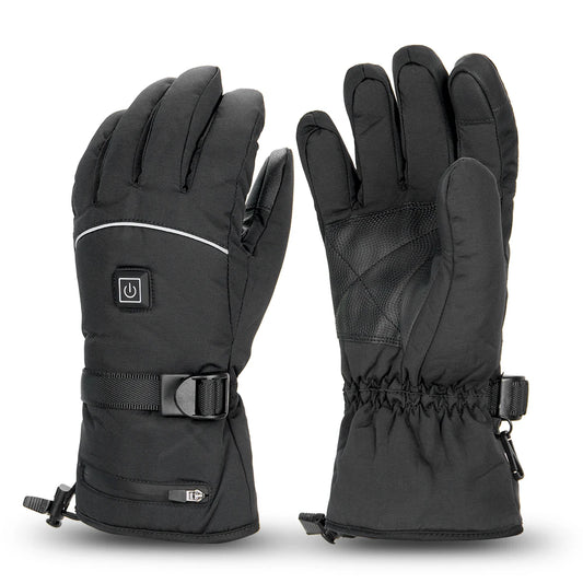 DUHAN Rechargeable Heated Gloves - Waterproof Winter Thermal Gloves with Touch Screen