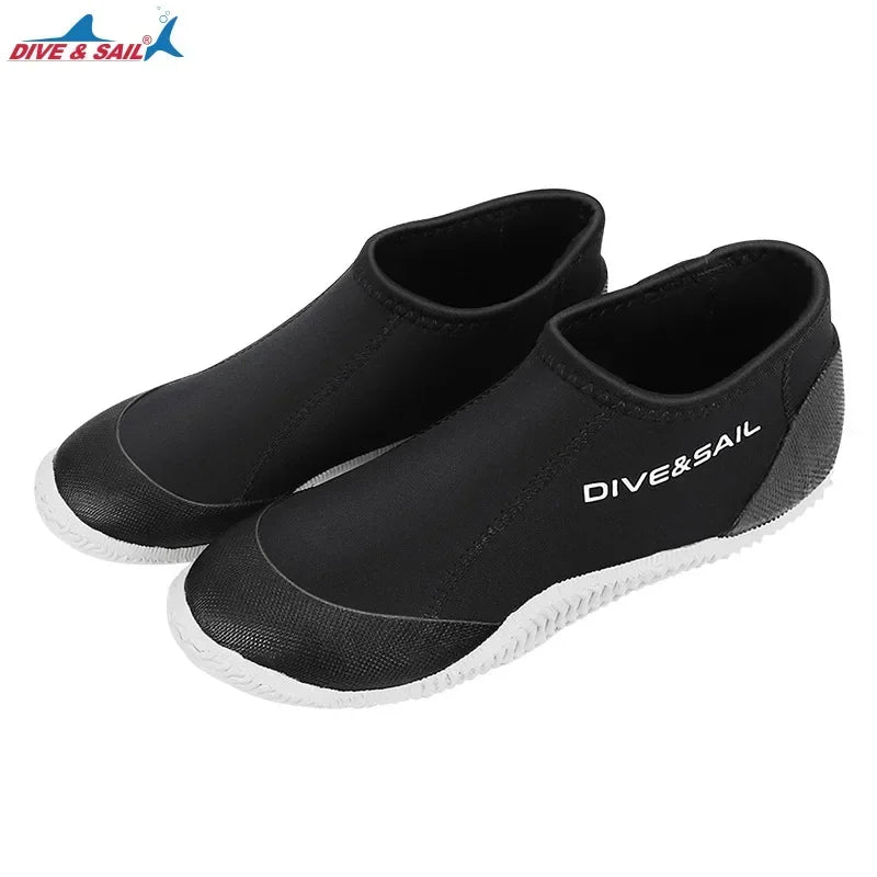 Professional 3mm Neoprene Diving Boots - High-Top Warm Water Shoes