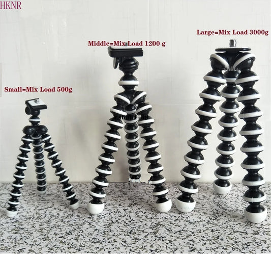 Knotolus Octopus Flexible Tripod Stand - Universal Mini Tripod for Smartphones, DSLR & Action Cameras