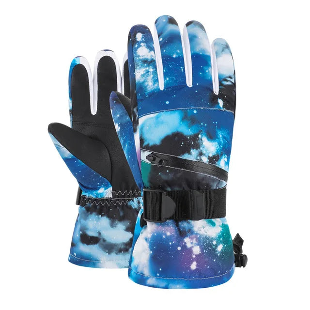 Premium Waterproof Winter Ski & Snowboard Gloves - Touch Screen Compatible