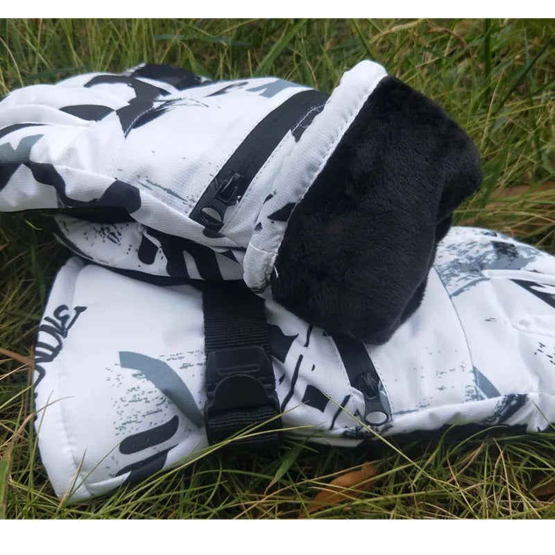 Premium Waterproof Winter Ski & Snowboard Gloves - Touch Screen Compatible