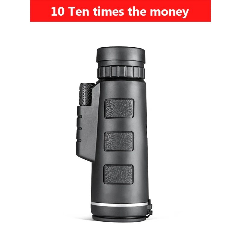 Professional Monocular Telescope 40X60 - High Power HD Zoom with Low Light Night Vision