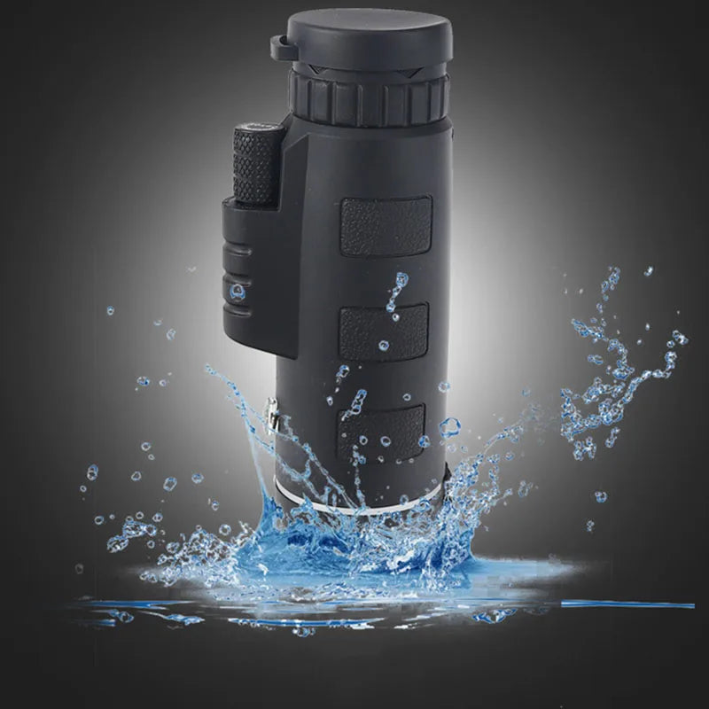 Professional Monocular Telescope 40X60 - High Power HD Zoom with Low Light Night Vision