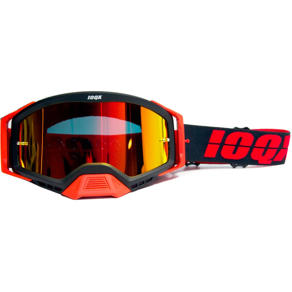 IOQX Motorcycle Goggles - Anti-Fog Safety Eyewear for Motocross & Riding