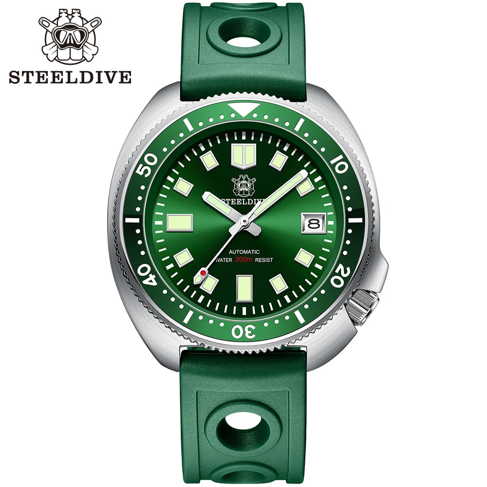 Steeldive SD1970 Professional Dive Watch - 200M Water Resistant with NH35 Movement
