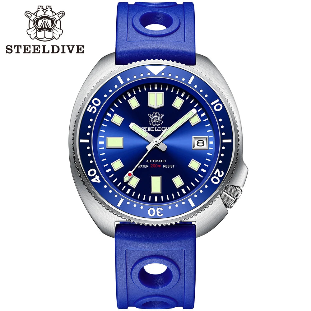 Steeldive SD1970 Professional Dive Watch - 200M Water Resistant with NH35 Movement
