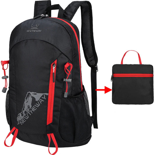 22L Ultralight Foldable Hiking Backpack - Water Repellent Travel Daypack