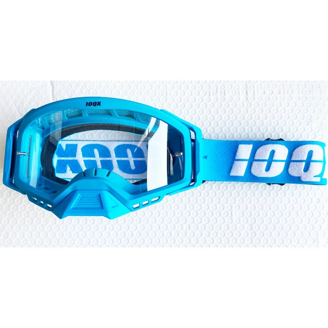 IOQX Motorcycle Goggles - Anti-Fog Safety Eyewear for Motocross & Riding