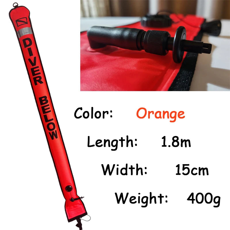 Professional Diving Surface Marker Buoy - Safety Signal Float