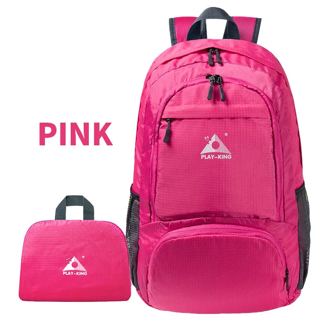 PLAYKING 30L Foldable Rainproof Backpack - Ultralight Travel & Hiking Pack