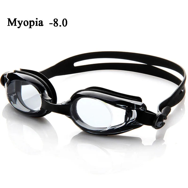 Prescription Swimming Goggles - Anti-Fog Optical Myopia Eyewear