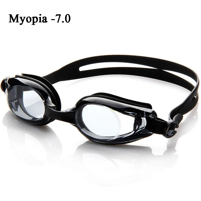 Prescription Swimming Goggles - Anti-Fog Optical Myopia Eyewear