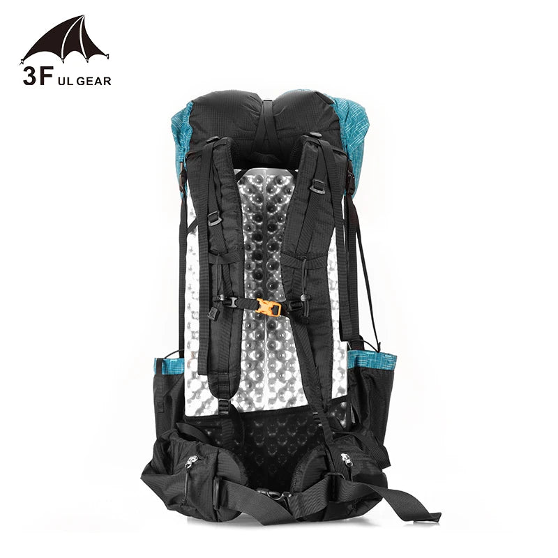 3F UL GEAR 40+16L Water-Resistant Hiking Backpack - Lightweight Camping & Trekking Rucksack