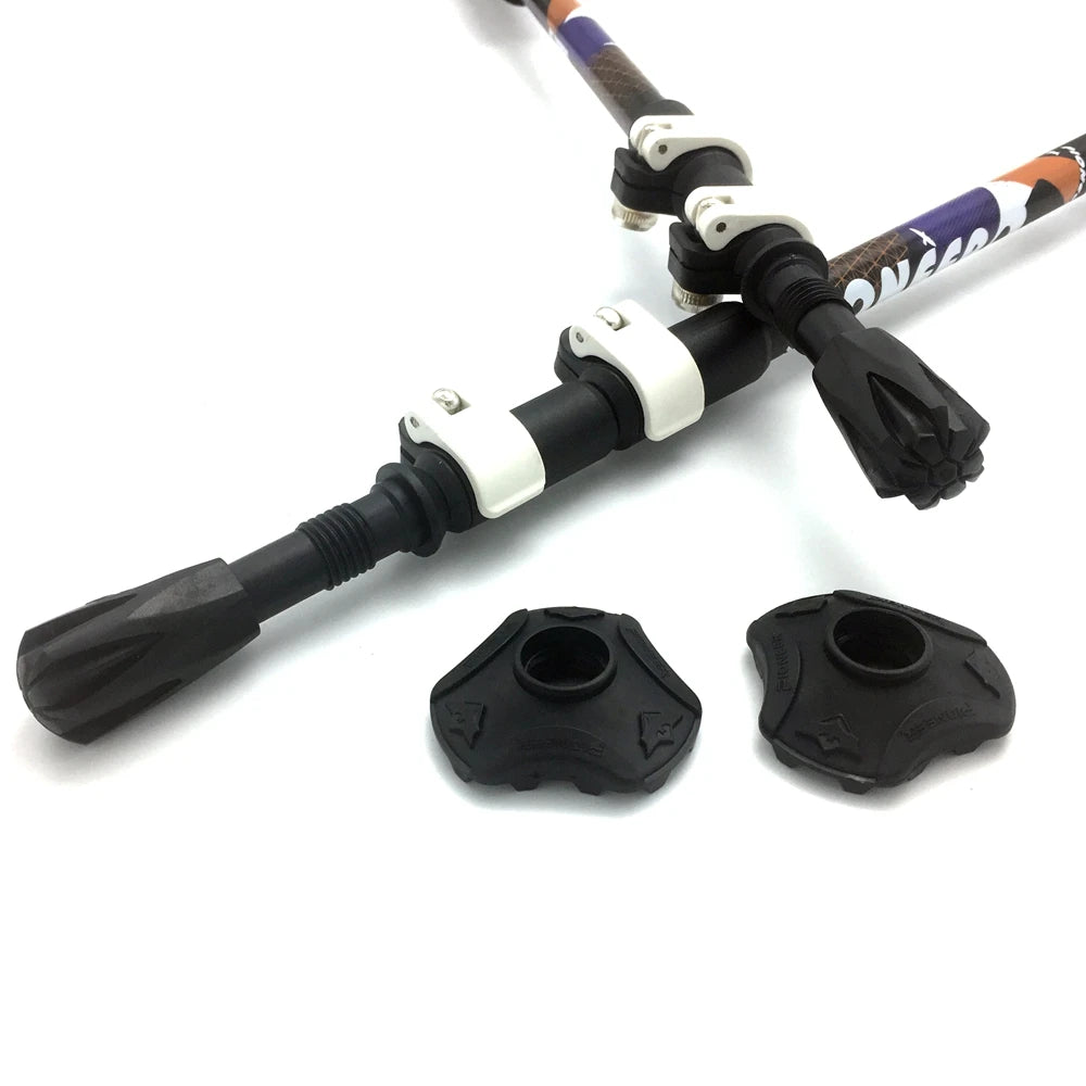 Pioneer Aluminum Trekking Poles - Adjustable Nordic Walking Sticks (Pair)
