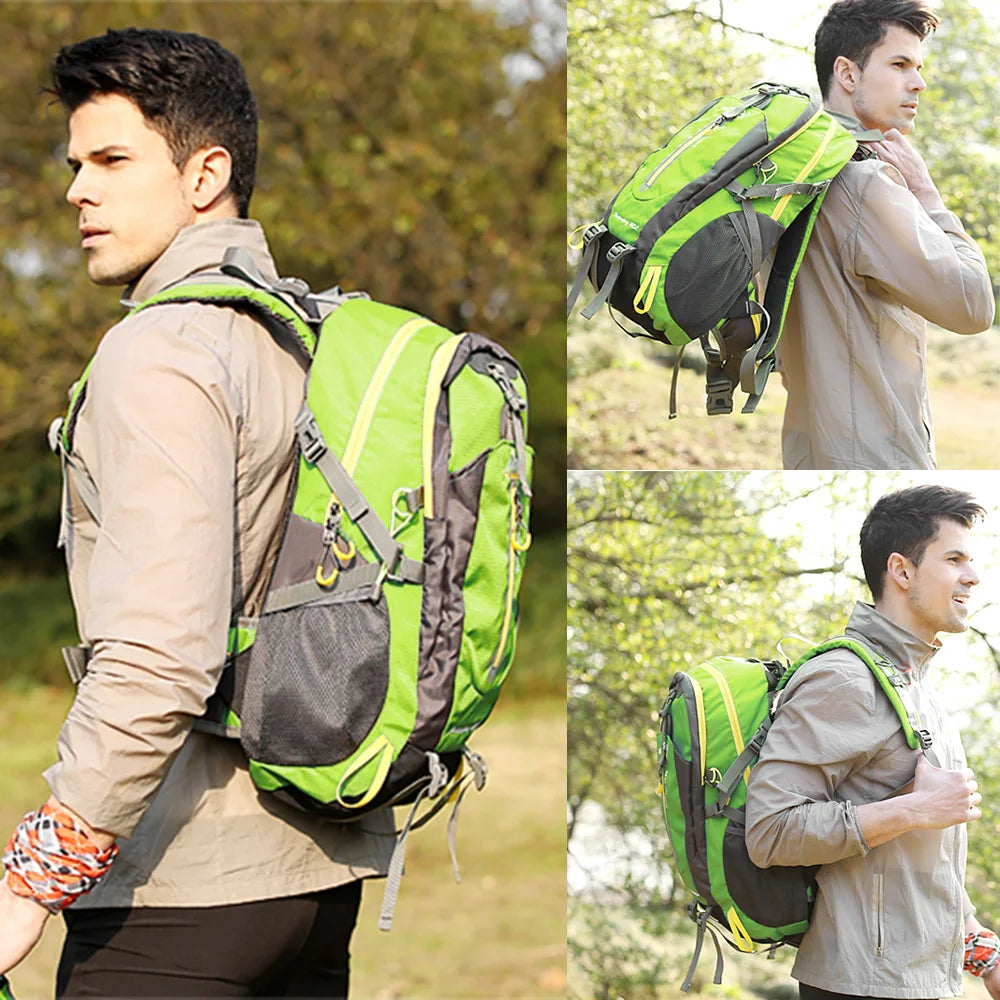 TOMSHOO 40L Outdoor Backpack - Waterproof Hiking Rucksack for Men & Women
