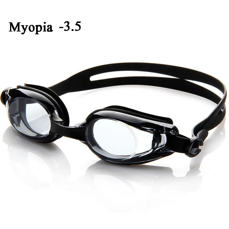 Prescription Swimming Goggles - Anti-Fog Optical Myopia Eyewear