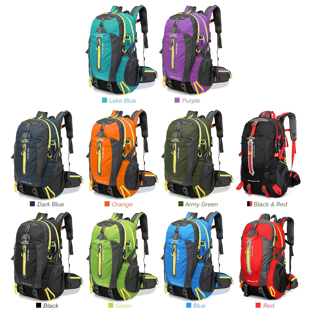 TOMSHOO 40L Outdoor Backpack - Waterproof Hiking Rucksack for Men & Women