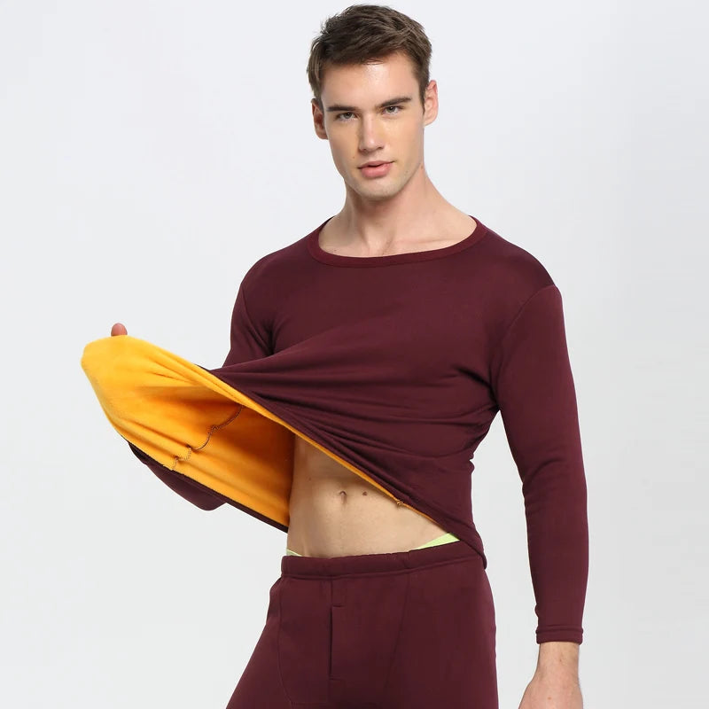 Premium Thermal Underwear Set - Fleece-Lined Long Johns for Men & Women