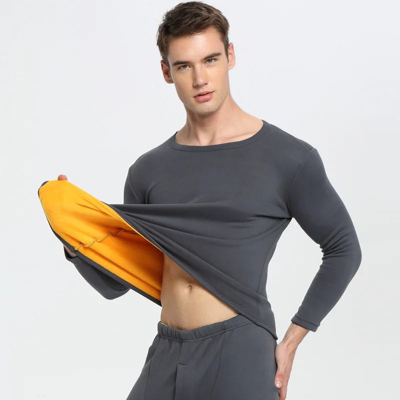 Premium Thermal Underwear Set - Fleece-Lined Long Johns for Men & Women