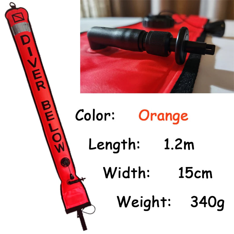 Professional Diving Surface Marker Buoy - Safety Signal Float