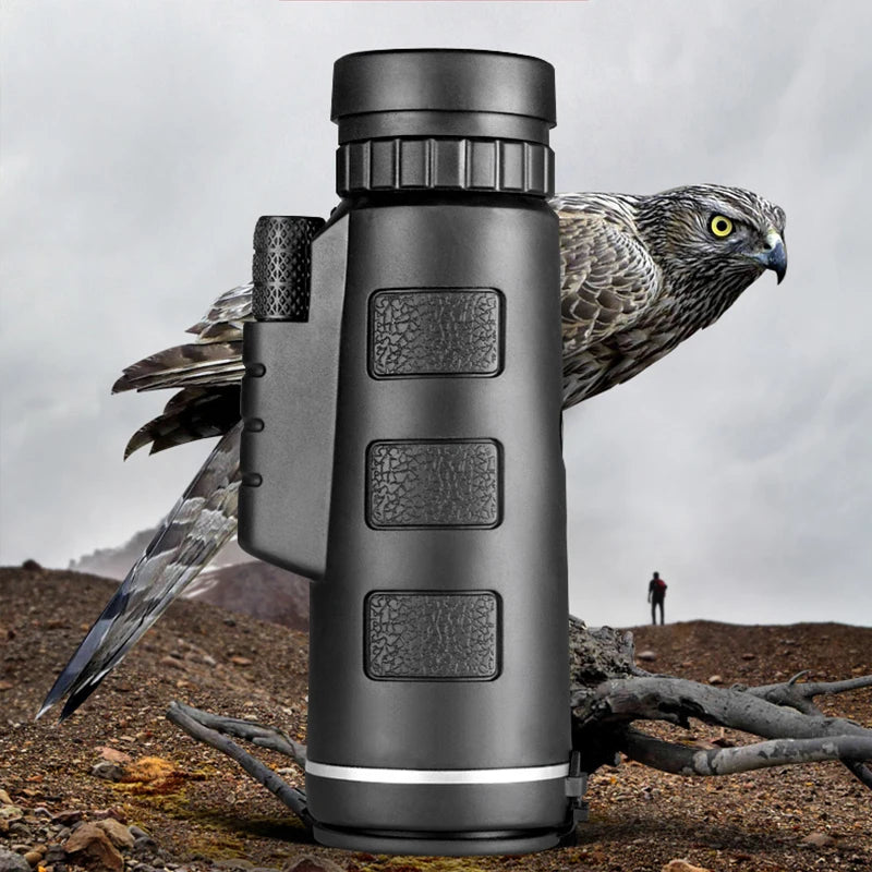 Professional Monocular Telescope 40X60 - High Power HD Zoom with Low Light Night Vision