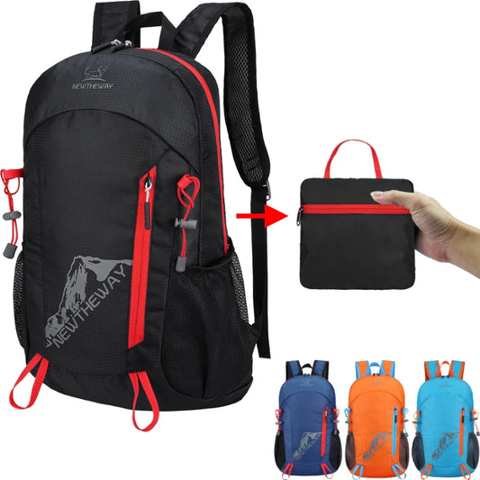 22L Ultralight Foldable Hiking Backpack - Water Repellent Travel Daypack