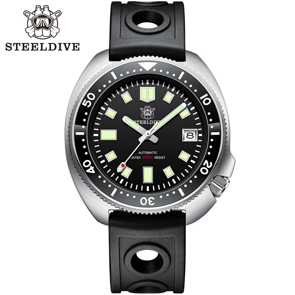 Steeldive SD1970 Professional Dive Watch - 200M Water Resistant with NH35 Movement