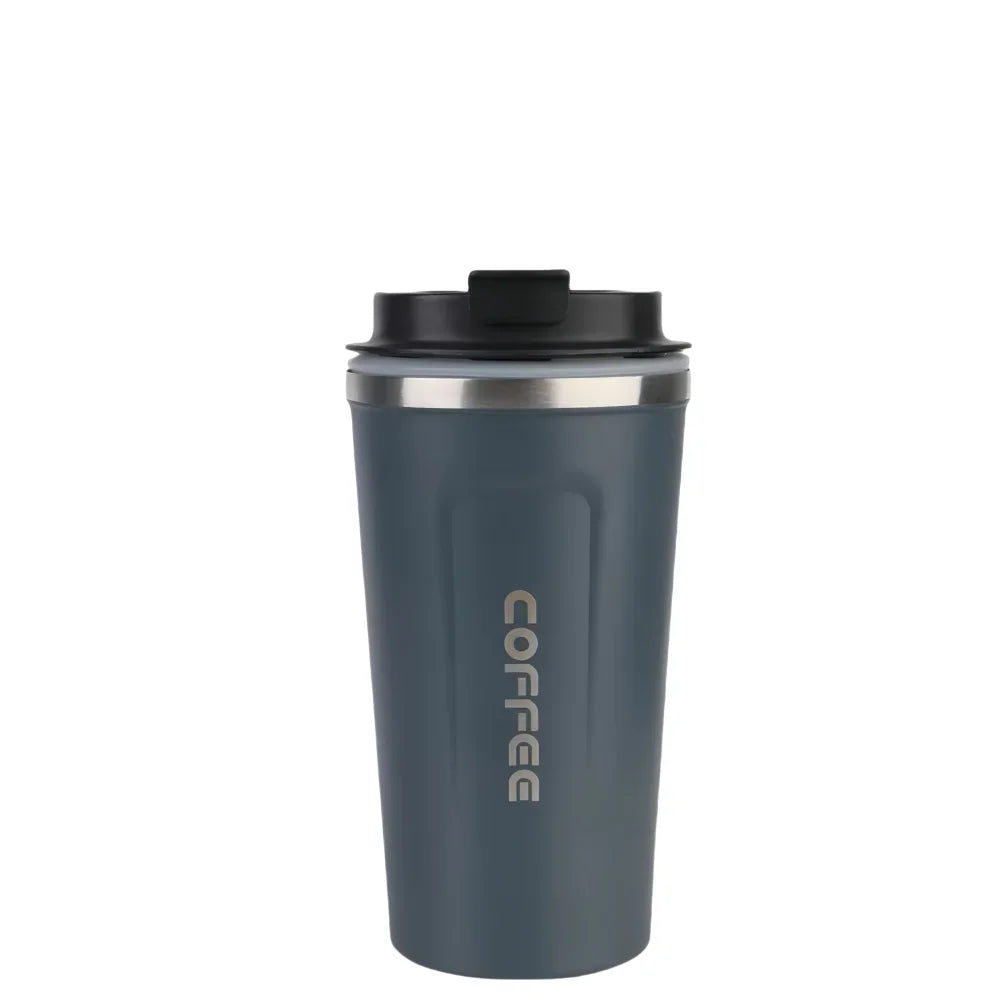 Stainless Steel Insulated Thermos Mug - Leakproof Travel Coffee & Tea Cup (380ml/510ml)