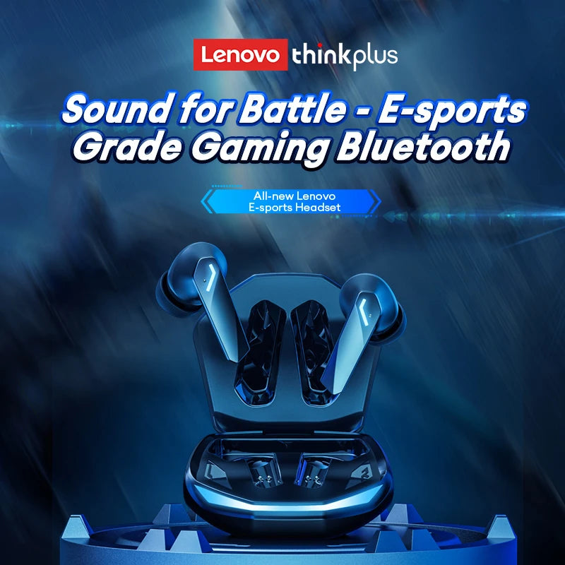 Lenovo GM2 Pro Wireless Gaming Earbuds - Bluetooth 5.3 with Active Noise Cancellation