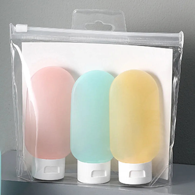 Travel Refillable Bottle Set - TSA Approved Leak-Proof Containers for Toiletries