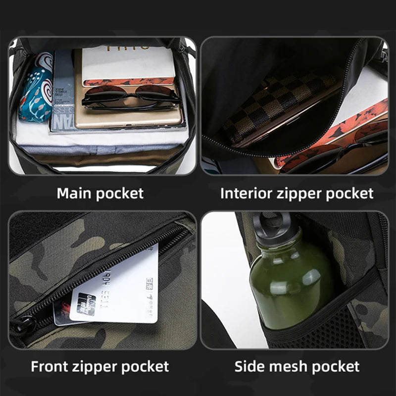 Scione Tactical Backpack - 10L/20L Waterproof MOLLE Daypack for Hiking and Camping