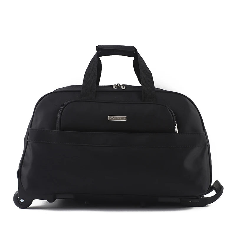 Felemi Large Capacity Rolling Luggage - Waterproof Travel Suitcase with Wheels