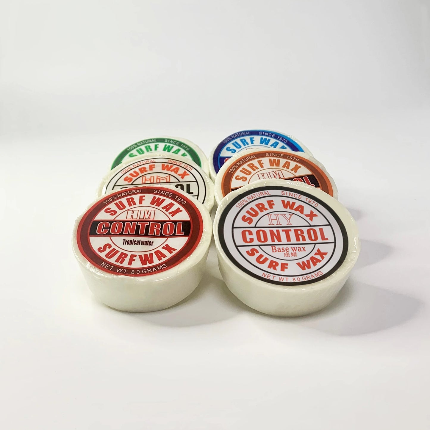 Professional Surfboard Wax 80g - Anti-Slip Formula for All Water Temperatures