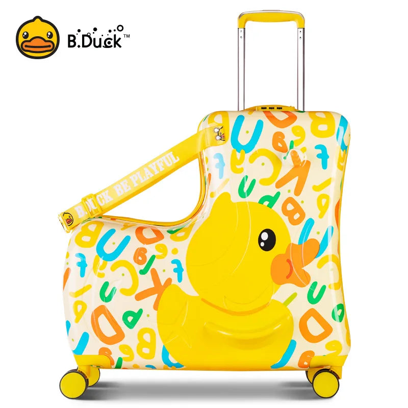 Kids Ride-On Luggage - Rolling Suitcase with Wheels