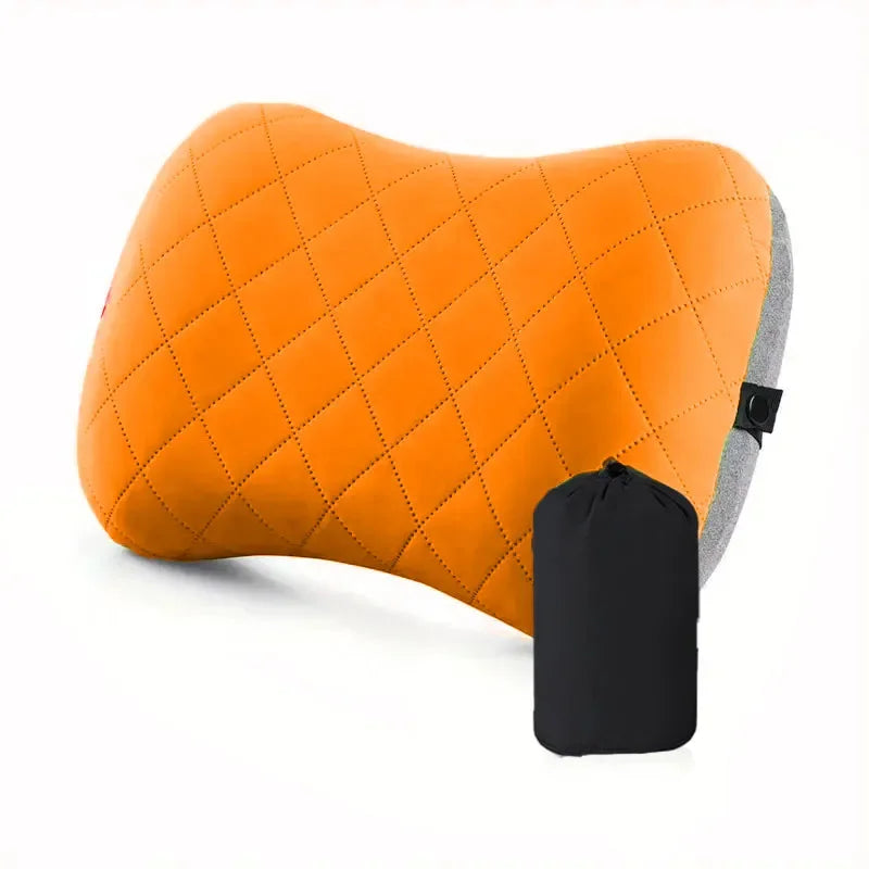 Ultralight Inflatable Travel Pillow - Ergonomic Neck & Lumbar Support
