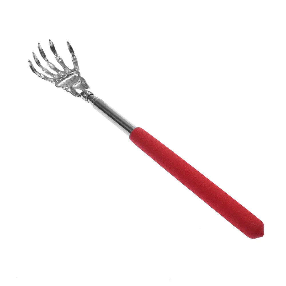 Telescopic Stainless Steel Back Scratcher - Extendable Massage Tool