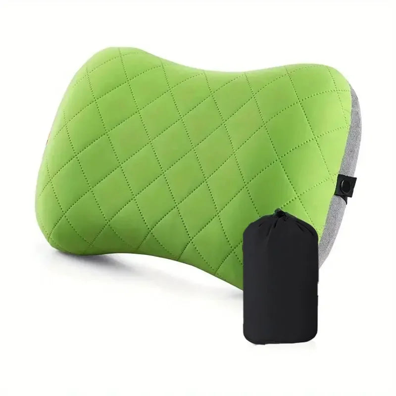 Ultralight Inflatable Travel Pillow - Ergonomic Neck & Lumbar Support