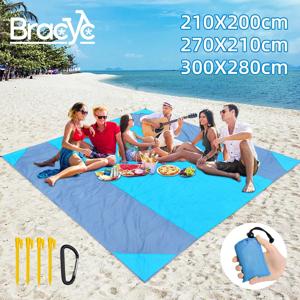 Premium Waterproof Beach Mat - Extra Large Camping Blanket