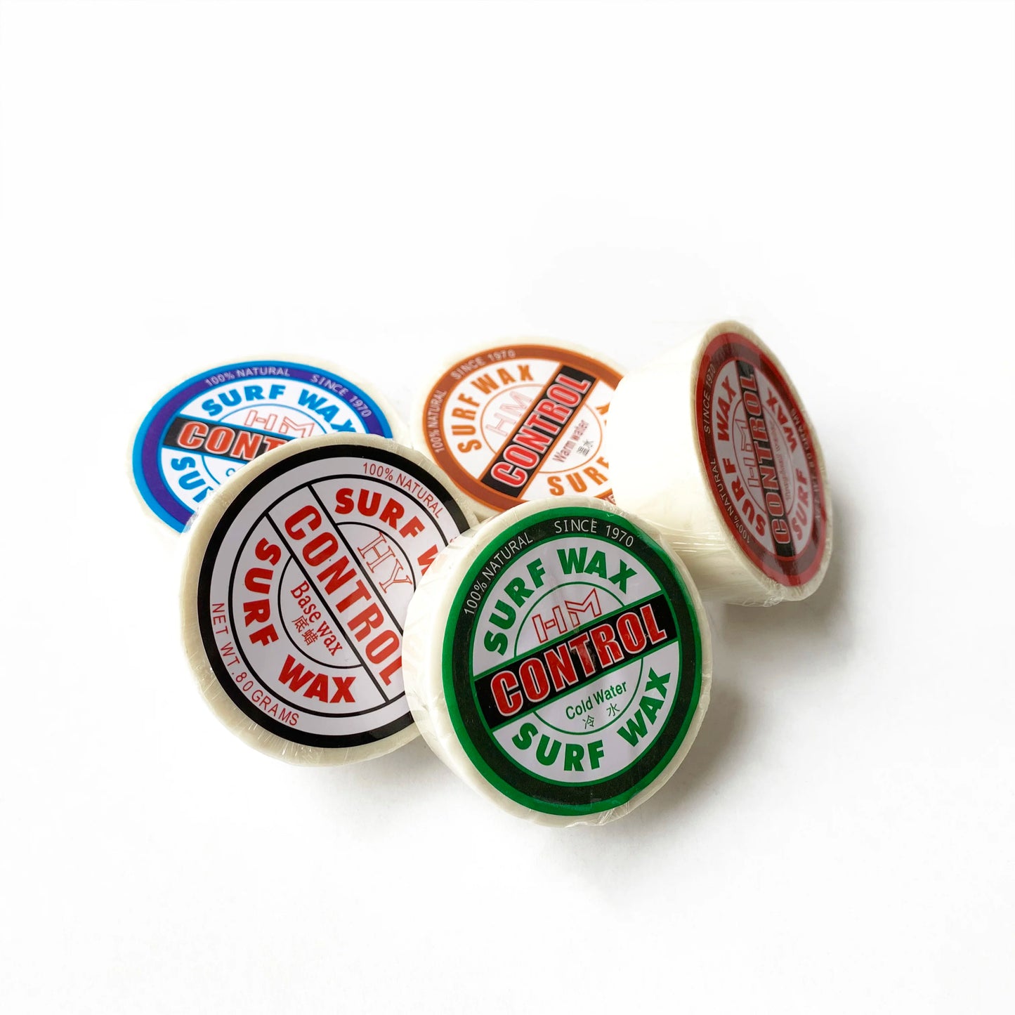Professional Surfboard Wax 80g - Anti-Slip Formula for All Water Temperatures