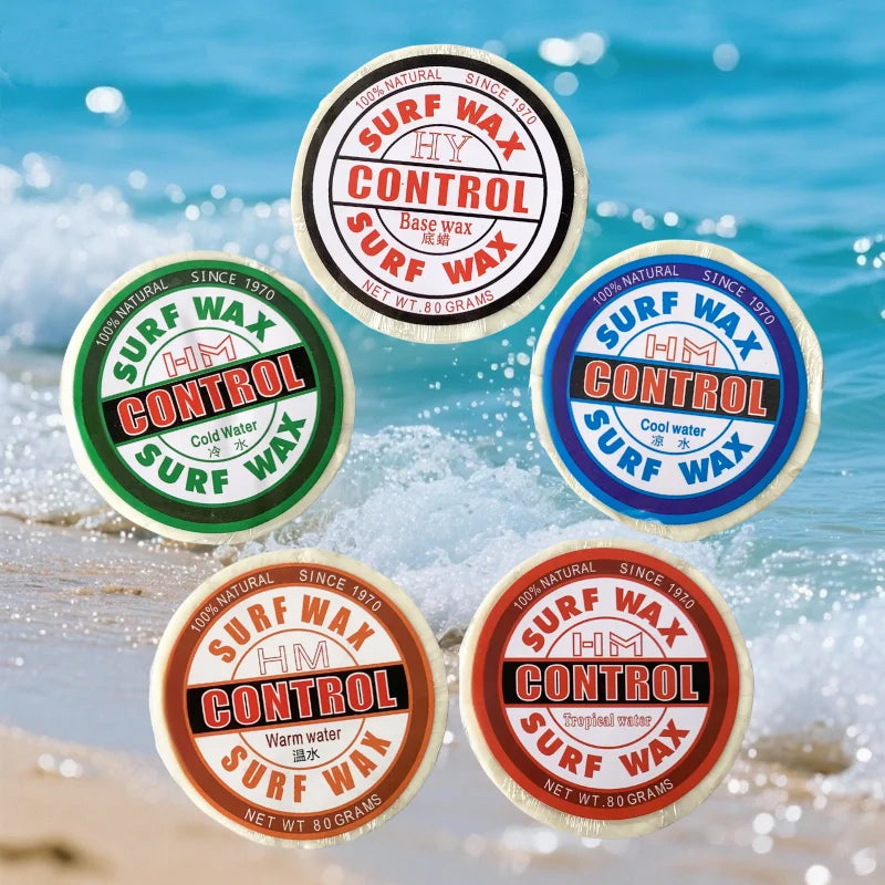 Professional Surfboard Wax 80g - Anti-Slip Formula for All Water Temperatures