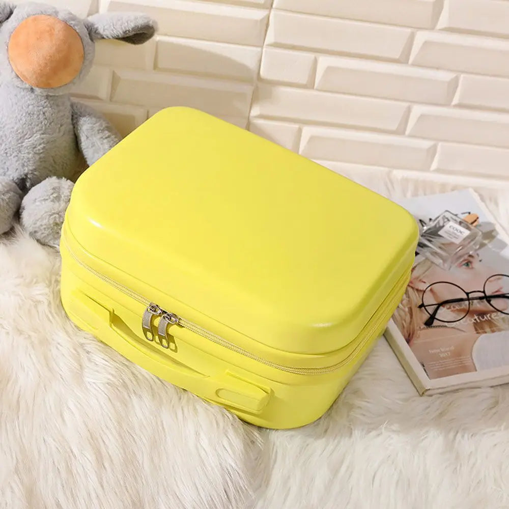 14-Inch Mini Carry-On Suitcase for Women - Travel Luggage & Makeup Case