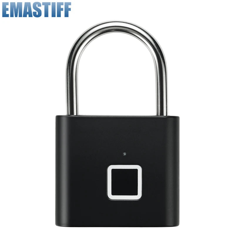 eMastiff Fingerprint Smart Padlock - USB Rechargeable Keyless Lock