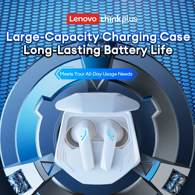 Lenovo GM2 Pro Wireless Gaming Earbuds - Bluetooth 5.3 with Active Noise Cancellation