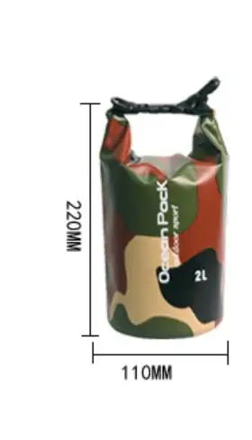 AONIJIE 2L Waterproof Dry Bag - Outdoor Water Sports Storage Pouch