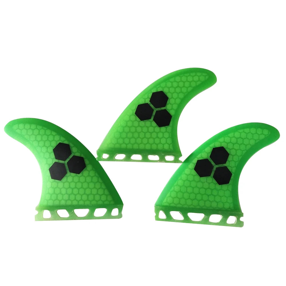 UPSURF FUTURE Surfboard Fins - 3-Piece Fiberglass Honeycomb Fin Set (G3/G5/G7)